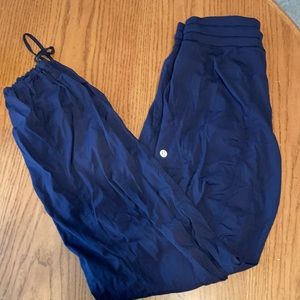 Lululemon navy blue dance studio pant size 4